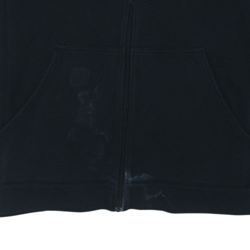 Additional view of Adidas Men's Black Full Zip Hoodie, size M, Sports Fleece Sweatshirt