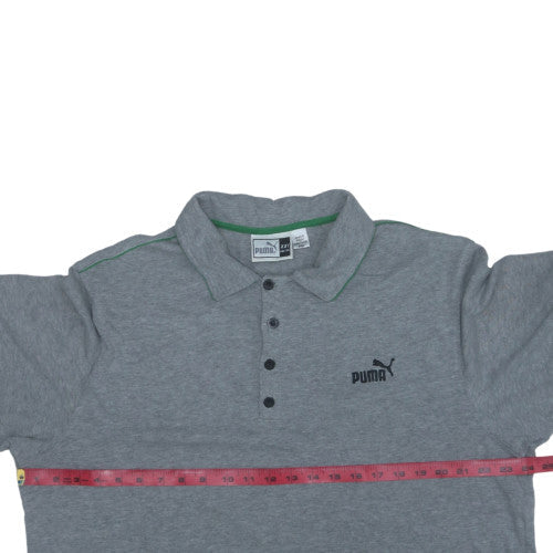 Puma Men’s Grey 2XL Regular Fit Cotton Polo Shirt