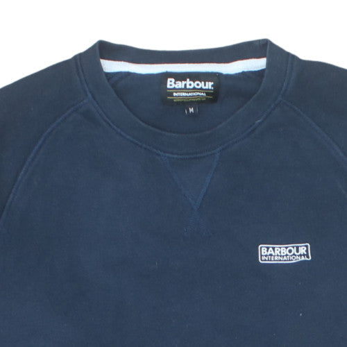 Barbour Men's Blue Crew Neck Pullover Sweatshirt Medium