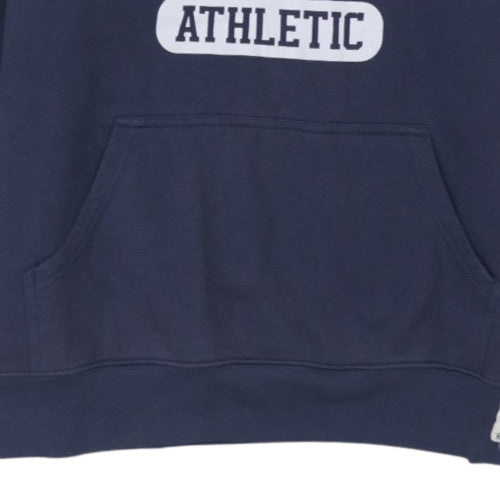 Russell Athletic Men's Blue XL Pullover Hoodie with Logo Print