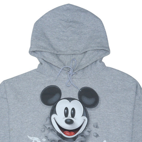 Disneyland Resort Women’s Grey Mickey Mouse Pullover Hoodie XL