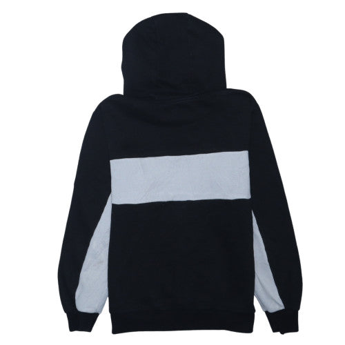 FILA Boys Black Pullover Hoodie 13-15 Years Cotton Blend Logo Design