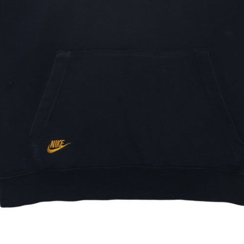 Nike Men's Black Pullover Hoodie 2XL Embroidered Logo Fleece Sweatshirt