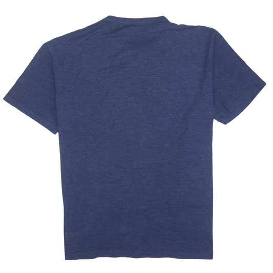 Lee Men's Blue XL Pima Cotton Striped Crew Neck T-Shirt