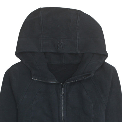 Lululemon Unisex Black Full Zip Hoodie Fleece Size M