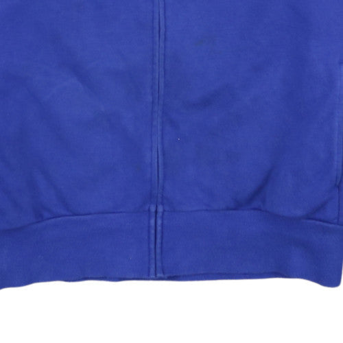 Nike Men's Blue Full Zip Dri-Fit Hoodie S Sportswear