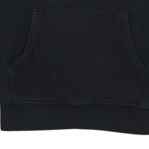 The North Face Mens Black Medium Pullover Hoodie Cotton Logo Sweatshirt