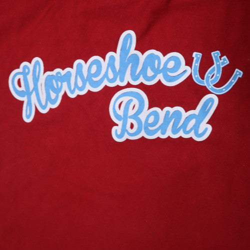Russell Athletic Mens Red Graphic Horseshoe Bend T-Shirt XL