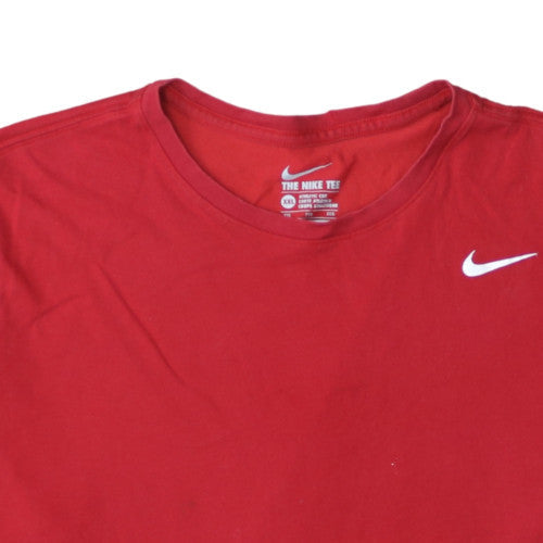 Nike Men's Red Dri-Fit Crew Neck Athletic T-Shirt XXL