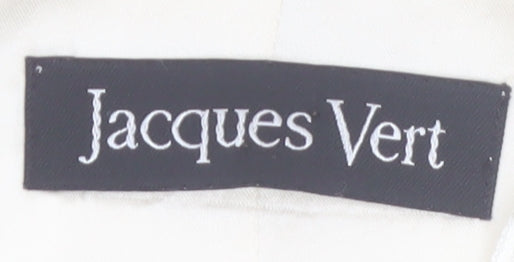 Jacques Vert Women Ivory Suit Jacket Blazer UK 16 Classic Lined