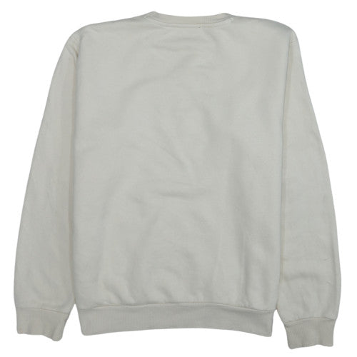 Ellesse Women's Beige Crew Neck Tennis Club Sweatshirt UK 8