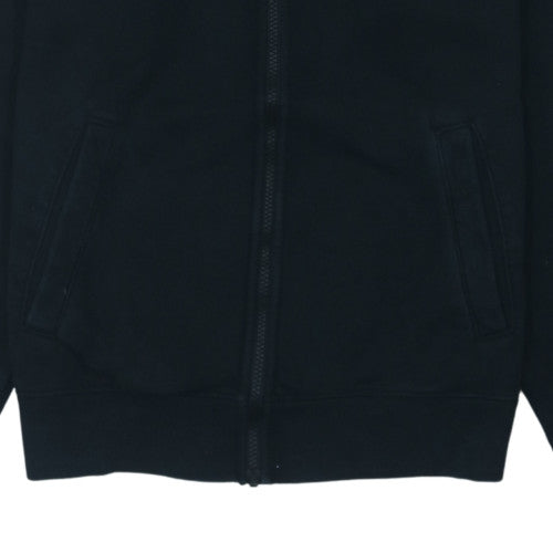 Nike Men's Black Full Zip Sweatshirt S Regular Fit Fleece