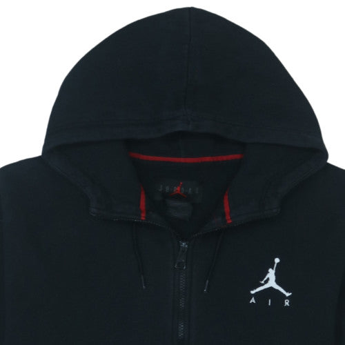 Jordan Men's Black Full Zip Hoodie L Fleece Sportswear