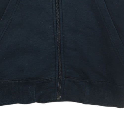 Adidas Originals Men's Black Full Zip Hoodie Size M Sports Style