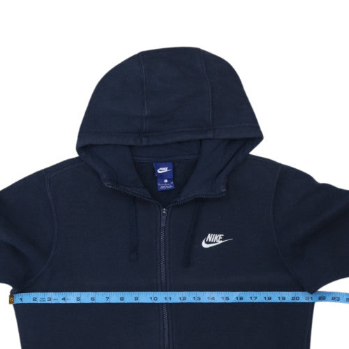 Nike Men's Blue Full Zip Hoodie Size S Fleece Sportswear