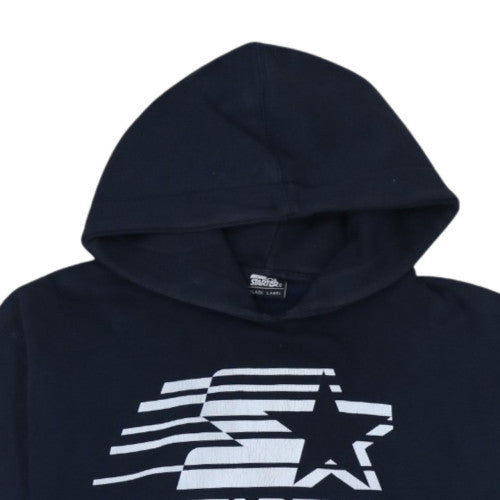Starter Black Label Men's Blue Pullover Hoodie Size M