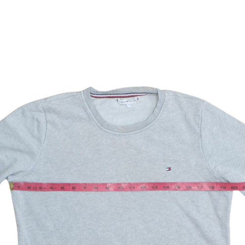 Tommy Hilfiger Men's Grey Crew Neck Pullover Sweatshirt M