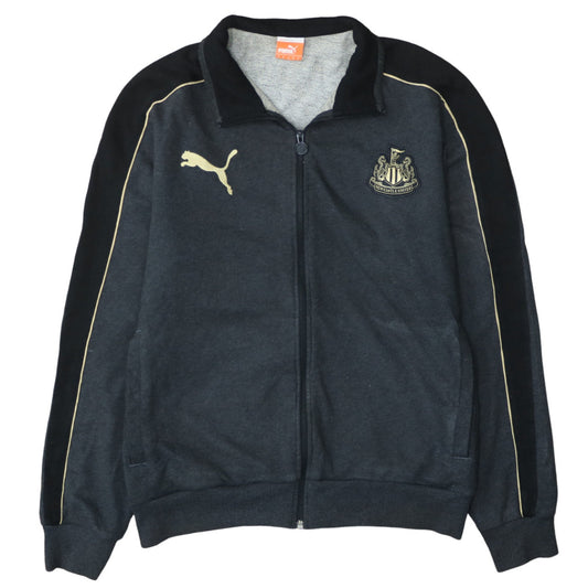 Puma Men Black Full Zip Newcastle United Sweatshirt XL