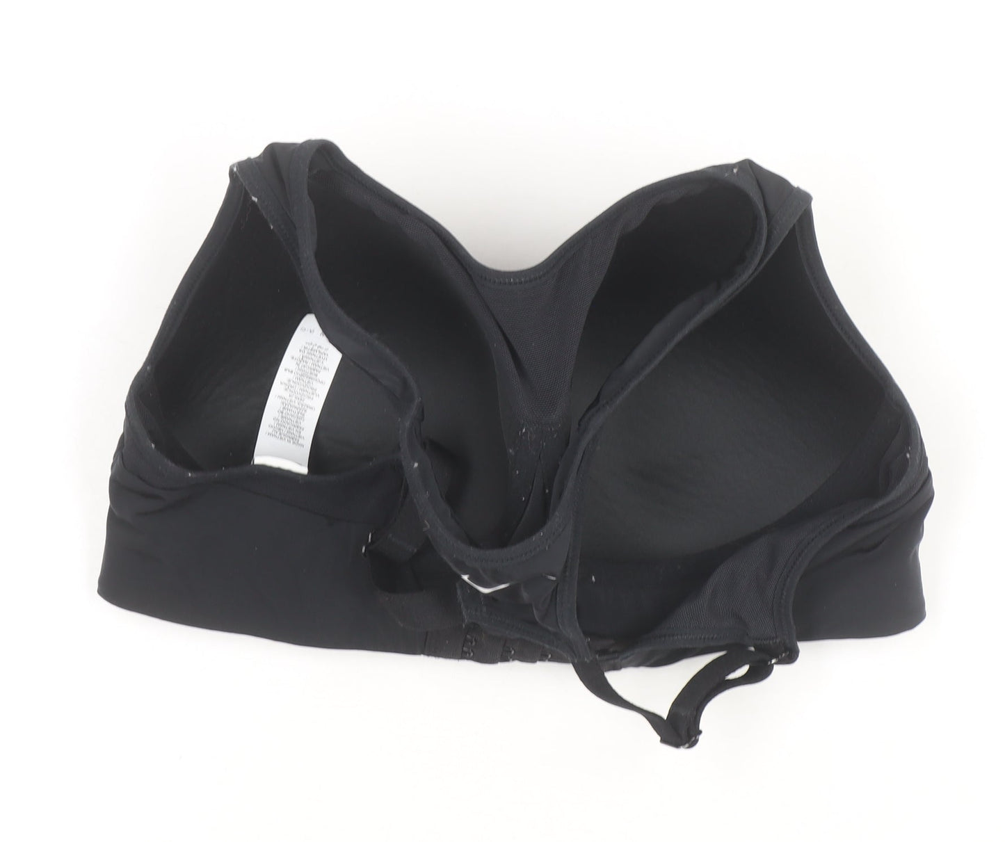 Nike Women's Black Racerback Sports Bra M Moisture Wicking Stretch