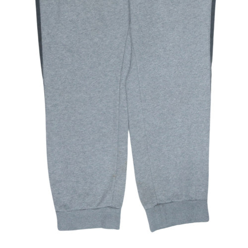 Adidas Men's Grey XL Jogger Sweatpants Tapered Cotton Blend