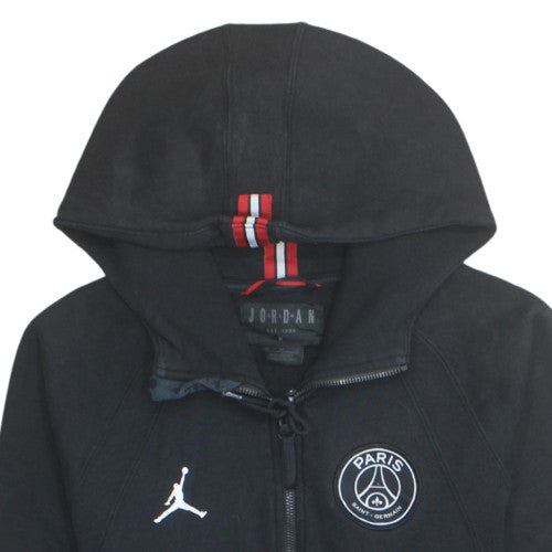 Jordan Paris Saint-Germain Black Full Zip Hoodie Men’s M Sportswear