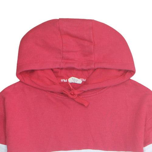 FILA Men's Multicoloured 3XL Pullover Hoodie Logo Sportswear
