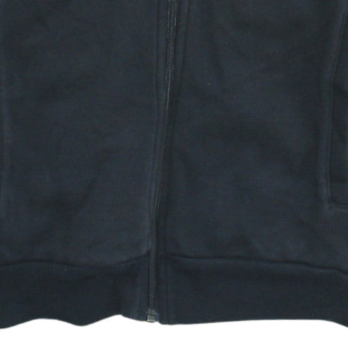 Adidas Men's Black Red Full Zip Hoodie M Sports Style