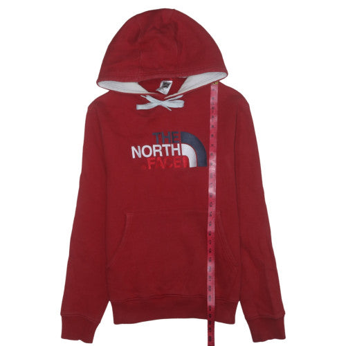 The North Face Mens Red Pullover Hoodie Medium Fleece Outdoor