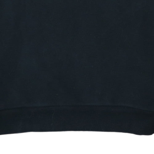 Ellesse Womens Black Crew Neck Pullover Sweatshirt UK 16 Cotton Blend