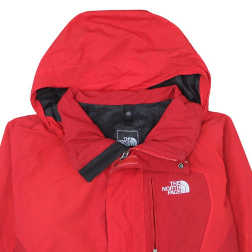 The North Face Men's Red Waterproof Hooded Parka Jacket Size M
