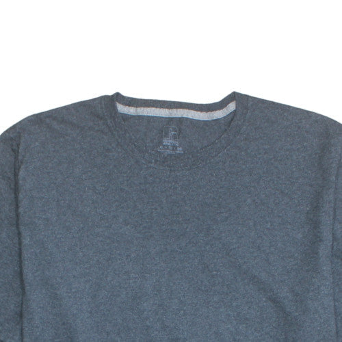 Russell Athletic Men's Grey XL Crew Neck Cotton Blend T-Shirt