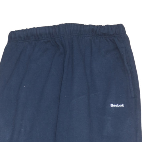 Additional view of Reebok boys’ blue fleece sweatpants elastic waist activewear trousers 10 years