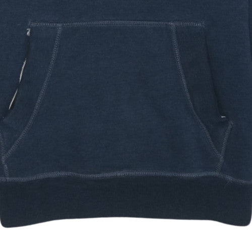 Diesel Men’s Blue 1/2 Zip Hoodie Size M Heavyweight Fleece