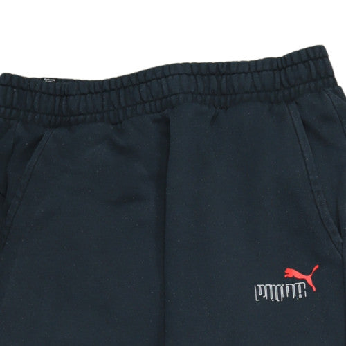 Puma Men's Black M Sweatpants Tapered Fleece Joggers