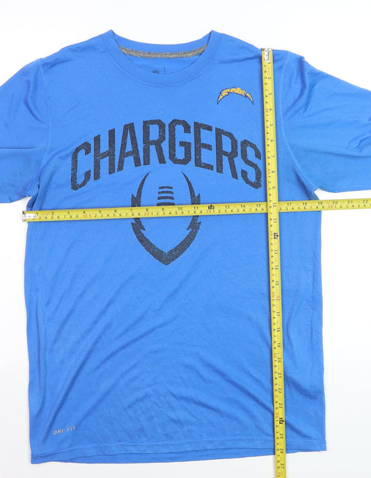 Nike NFL Chargers Blue Dri-Fit Men's Small Short Sleeve T-Shirt