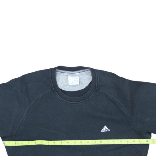 Adidas Men's Black Crew Neck Pullover Sweatshirt Size L
