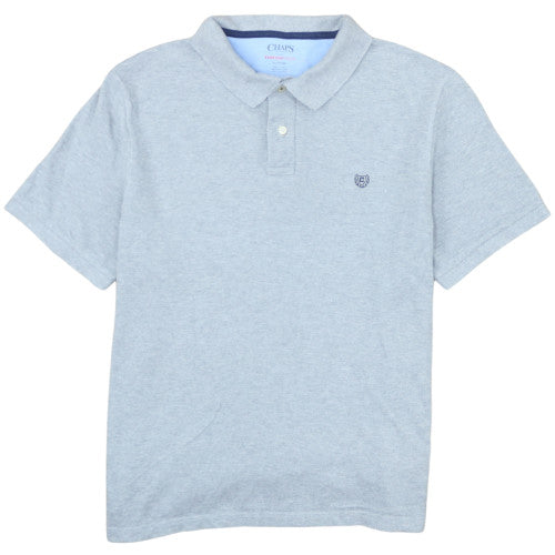 Chaps Men's Grey Everyday Polo Shirt XL Cotton Casual Top