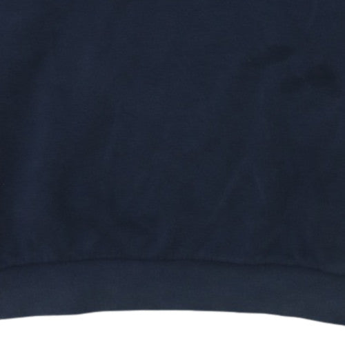 Adidas Mens Blue XL Pullover Crew Neck Fleece Sweatshirt