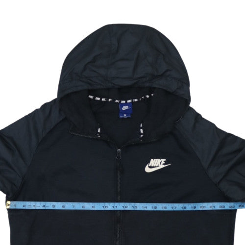 Nike Men's Black XL Full Zip Hoodie Sweatshirt Athletic Fit