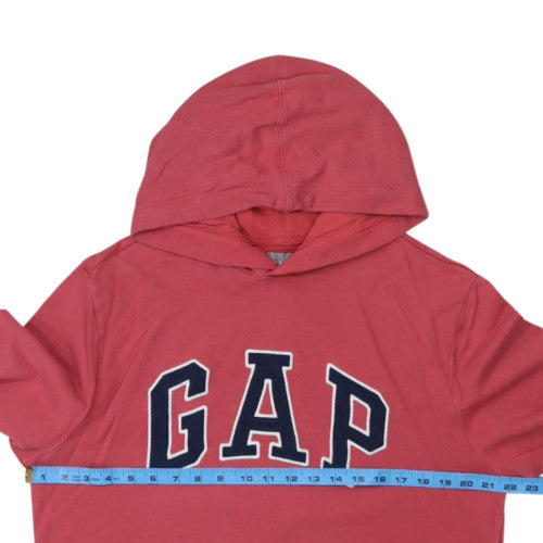 GAP Women’s Red Pullover Hoodie L Cotton Logo Casual Sweatshirt