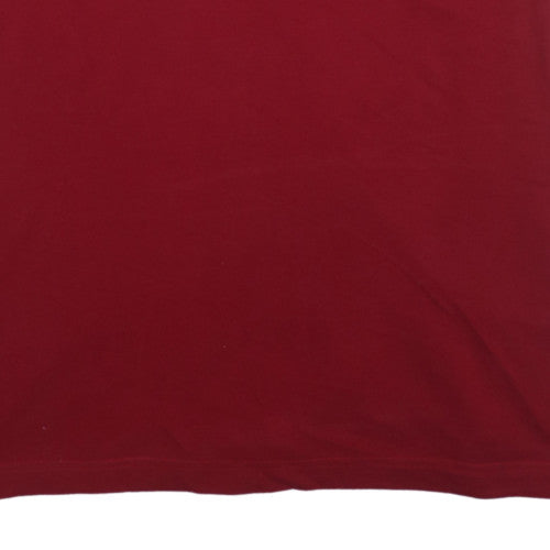 Chaps Men’s Red 3XLT Regular Fit Cotton Polo Shirt
