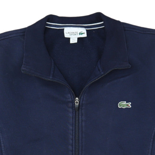 Lacoste Sport Men's Navy Full Zip Sweatshirt M Cotton Blend