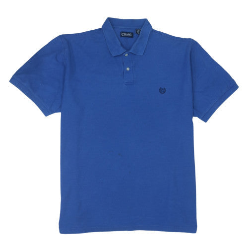 Chaps Men's Blue 2XL Classic Cotton Polo Shirt
