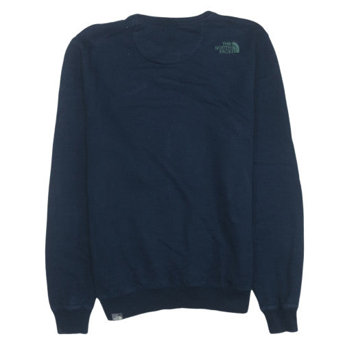 The North Face Men's Blue Medium Crew Neck Cotton Sweatshirt