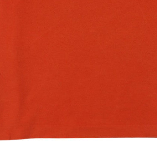 Lacoste Men's Orange Cotton Polo Shirt Size L Short Sleeve Classic