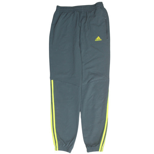 Adidas Boys Grey Track Pants 10 Years Elastic Waist Lightweight Activewear