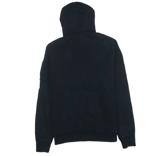 Nike Men's Black XL 1/2 Zip Hooded Sweatshirt Cotton Fleece
