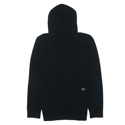 Nike SB Boys Black Pullover Hoodie S Cotton Blend Skateboard Sweatshirt