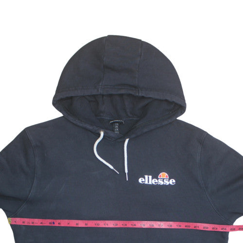 Ellesse Mens Blue XL Pullover Hoodie with Logo and Front Pocket