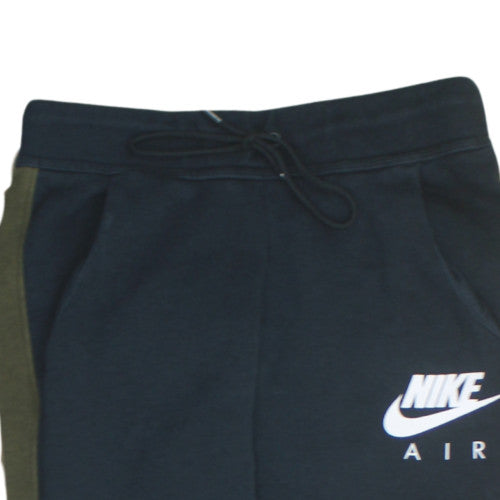 Additional view of Nike boys’ black jogger sweatpants, size S, fleece sports trousers